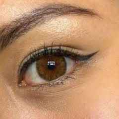 Meetone Cleopatra Hazel. (small pupil)